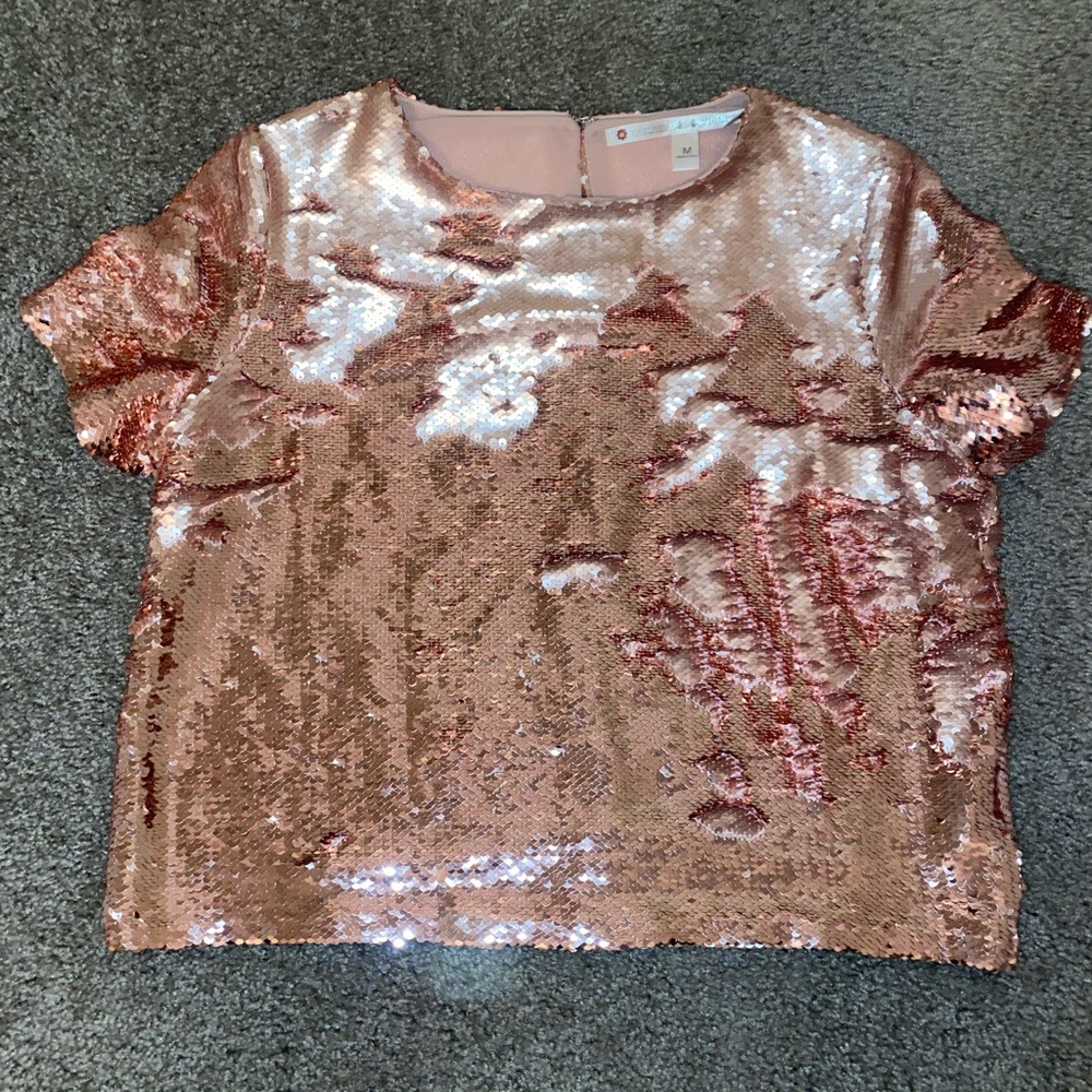 Chelsea and violet sequin shirt
